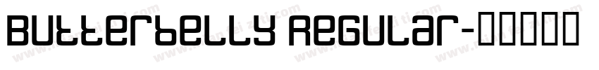 Butterbelly Regular字体转换